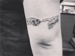 Dog Memorial Tattoo Creation Of Adam Creation Of Dog Elbow Tattoo Dog Tattoos Dog Memorial Tattoos Paw Tattoo