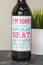 Birthday Gifts For Your Mom Creative Gift For Your Mom This Mother S Day Wine Mom Holidays Https Www Icustomlabel Com Product Diy Mothers Day Gifts Diy Gifts For Mom Mother S Day Diy