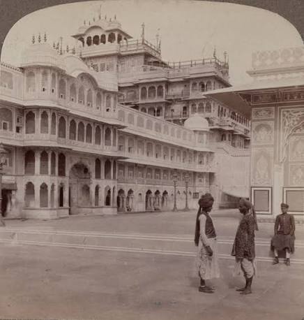 The Grand Palace of the Maharaja, Jaipur — India, 1907.