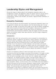 There's also a low tolerance for mistakes and the people who make them. Nursing Essay On Leadership Example