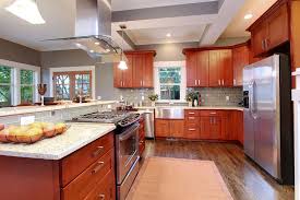 Natural American Cherry Shaker Pius Kitchen Bath Cherry Wood Kitchen Cabinets Cherry Cabinets Kitchen Tuscan Kitchen