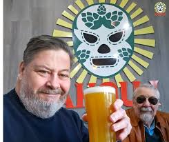 Always nice to catch up with a friend at Lucha Brewing Co 🍻 #luchabrewingco