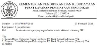 Visit this page for more info. Perpanjang Batas Waktu Aktivasi Rekening Pip 2021 Websiteedukasi Com