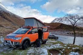 These small vans were popular in japan and se asia and sometimes known as the colt. Mitsubishi Delica Campervan D 5 Terrain Cooles Konzept Aus Schottland