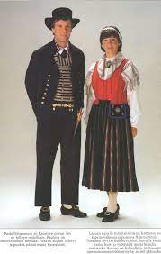 Kaustinen Finnish Costume Traditional Outfits Folk Costume