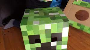 Minecraft basteln aus papier / ich habe 95 blöcke verbaut. Creeper Kopf Basteln Youtube