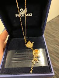 Swarovski Necklace Limited Edition Collection From Beauty And The Beast Women S Fashion Jewelry Organisers Necklaces On Carousell
