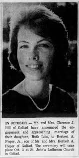 Ruth Lois Hill Pieper (1944-2019)