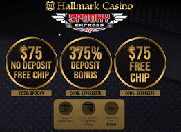 Get 11 100% match bonuses. Hallmark Casino Bonus Code No Deposit Bonus Spooky Express