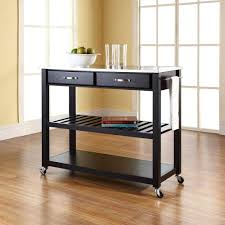 This kitchen island cart is the perfect addition to any kitchen that could use some extra counter space. Moveable Kitchen Cart Novocom Top