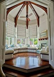 Octagonal Sitting Room Just Needs Books Home Home Interior Design My Dream Home