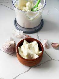 Authentic Easy To Follow Garlic Dipping Sauce Lebanese Toum Recipe Garlic Sauce Recipe Vegan Dishes Toum Garlic Sauce Recipe