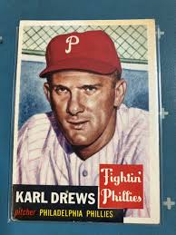 1953 Topps Vintage #59 Karl Drew Philadelphia Phillies Feel 71 years of MLB  History(Topps)｜売買されたオークション情報、yahooの商品情報をアーカイブ公開