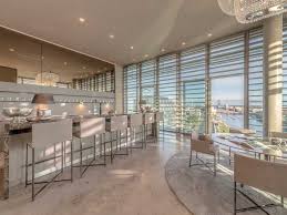 The kitchen looks more spacious. Berlin Riverside Penthouse Apartment With Panoramic Views Of The City Idesignarch Interior Design Architecture Interior Decorating Emagazine