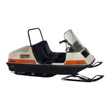 Image result for Orange 1973 Snowmobile
