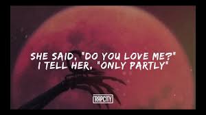 Do You Love Me I Tell Her Only Partly Drake God S Plan Lyric Video Youtube Drake Youtube Lyrics Rap City