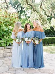 Abigail Chiffon Dress Dusty Blue Bridesmaid Dresses Blue Bridesmaids Bridesmaid