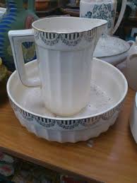 Cuvette Et Broc 9082 Fan De Digoin Vaisselle Vasque