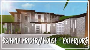 How to build a modern house in bloxburg. Modern House Exterior Design Bloxburg Trendecors