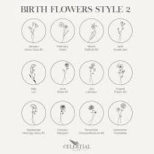 Maybe you would like to learn more about one of these? Birth Month Birth Flower With Custom Text 48 Styles Personalized Mothers Day Gift Best Friend Necklace Dainty Birth Flower Necklace In 2021 Birth Flowers Birth Flower Tattoos Birth Month Flowers