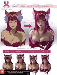 Pin By Gabriel Felix On League Of Ahri Sakimichan Art Digital Art Tutorial Digital Painting Tutorials
