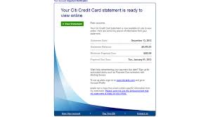 Citibank credit card online registration is primarily required for making the credit card payments online or manage your account online. Blackhole Exploit Kit Alert Your Citi Credit Card Statement Is Ready To View Online