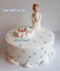 Guardian Angel Cake By Meri Angel Cake Cake Baptism Cake