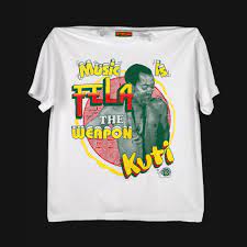 Fela Kuti Music Is The Weapon Short Sleeve T Shirt Partisan Records Store