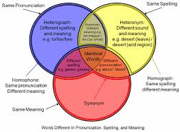 Words Different In Pronunciation Spelling And Meaning Via Stancarey Over At Sentence First Http Stancar Homographs Homophones Same Word Different Meaning