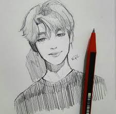 Pin By Cactus On Lukisan Bts Drawings Kpop Drawings Cute Drawings