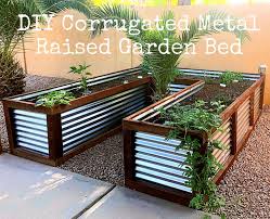 Diy Corrugated Metal Raised Garden Bed Diy Raised Garden Raised Garden Beds Diy Building Raised Garden Beds