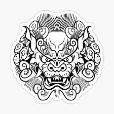 These images are in great popularity among men, while women prefer softer but not less striking versions of artwork. Foo Dog Stickers Redbubble