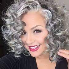 Updated 35 American Wave Perm Hairstyles August 2020 Natural Gray Hair Long Gray Hair Gray Hair Highlights