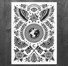 Black American Traditional Tattoo Flash Tom Gilmour American Traditional Tattoo Traditional Tattoo Art Woodcut Tattoo