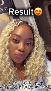 I did my own blonde braids 😍 Book with me! 📍Lyons 60534