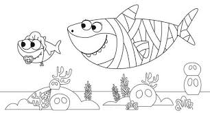 As popular as they are, these coloring pages can make a fun pool party activity as well. 10 Best Free Printable Baby Shark Coloring Pages For Kids
