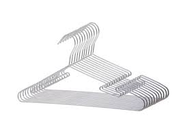 30 Cabides Luxo Executivo Cava De aço Cromado - IKAZA