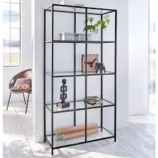 Regal Larson Schwarz Metall Glaspureday Regal Larson Schwarz Metall Glas Regal Metall Regal Schlafzimmer Regale