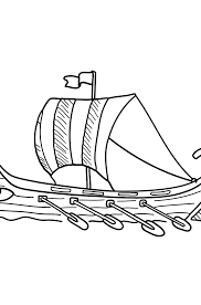 We have this nice sailing ship coloring page for you. A Rowing Boat Coloring Page Color Online Fo Free