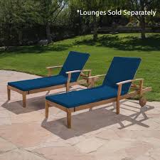 Browse a wide selection of outdoor chaise lounge designs for sale, including reclining pool lounge chairs to lay back and relax in the sun. Lilyana Outdoor Water Resistant Chaise Lounge Cushion Set Of 2 Blue Walmart Com Walmart Com