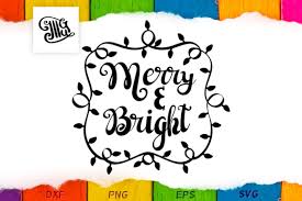 Download Merry And Bright Christmas Lights Graphic By Illustrator Guru Creative Fabrica PSD Mockup Templates