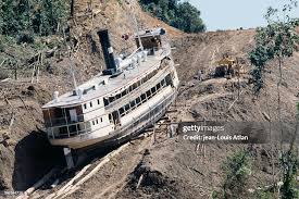 Filming on the set of Fitzcarraldo, directed by Werner Herzog, on... News  Photo - Getty Images