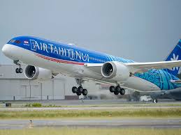La durée du vol est 11h 40m. Papeete Accueille Le Dreamliner D Air Tahiti Nui Air Journal