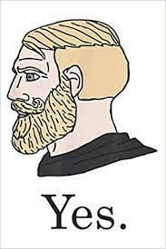 Yes chad, also known as nordic gamer, refers to a drawn image of a blond man with blue eyes often wearing a beard, usually captioned yes and to the original wojak comics format based on the. Yes Chad Nordic Gamer Meme Nordic Chad Gift For Men Boys Daily Planner Notebook Daily Planner Journal To Do List Appointments Daily Organizer Cooper Michael Amazon De Bucher