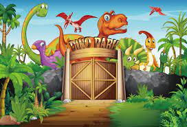 Collection of cute cartoon dinosaurs 1. Cartoon Dinosaur Background Kids Birthday Party Photography Backdrop Dino Park Banner Portrait Baby Posters Photo Studio Props Background Aliexpress