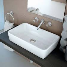 Vasque A Poser Rectangulaire 58x36 Cm Ceramique Pure Vasque A Poser Vasque Meuble De Salle De Bain