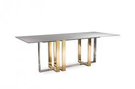 Velvet Dining Table Richness Of The Frost Glass Contrasted With The Gold Finish Produces A Stunning Italian Furniture Design Dining Table Dining Table Setting