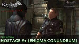 Batman arkham city all riddler hostage locations on map? Batman Arkham City Riddler Hostage 1 Enigma Conundrum Side Mission Walkthrough Youtube