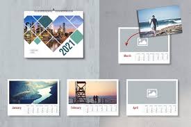 2021 Wall Calendar Template By R Studio On Creativemarket Calendar Design Calendar Template Stationery Templates