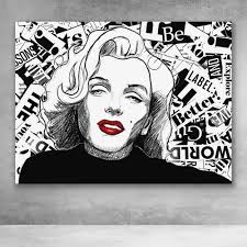 See more ideas about marilyn monroe painting, marilyn monroe art, marilyn monroe. Marilyn Monroe Sketch Collage Black And White Modern Chic Pop Art Wall Art